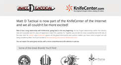 Desktop Screenshot of mattdtactical.com